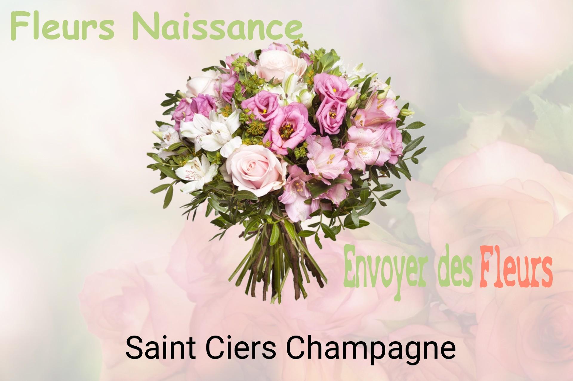 Bouquet de fleurs de naissance livré à Saint-Ciers-Champagne